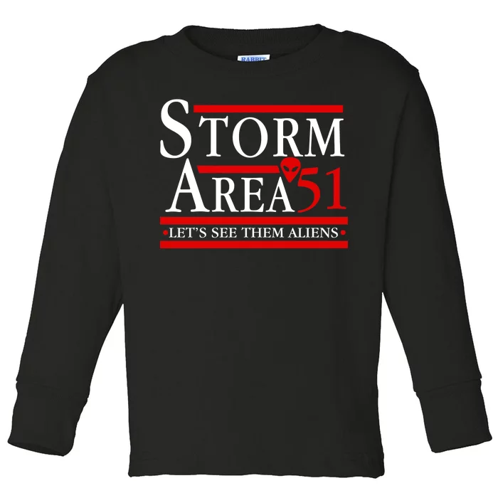 Storm Area 51 Campaign Toddler Long Sleeve Shirt