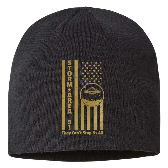 Storm Area 51 Golden Flag 8 1/2in Sustainable Knit Beanie