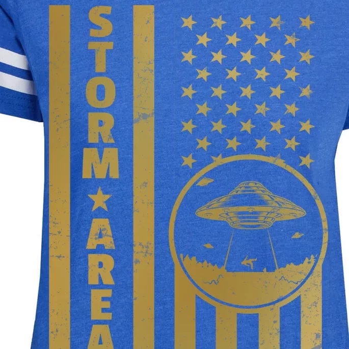 Storm Area 51 Golden Flag Enza Ladies Jersey Football T-Shirt