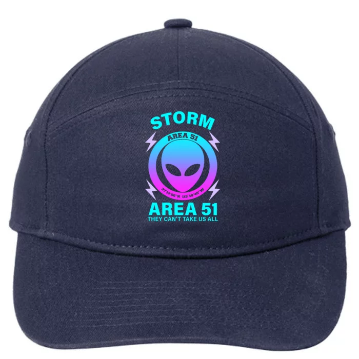 Storm Area 51 They Can't Stop Us All 7-Panel Snapback Hat