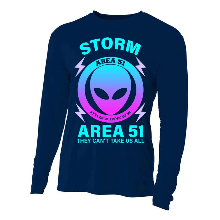 Storm Area 51 They Can't Stop Us All Cooling Performance Long Sleeve Crew