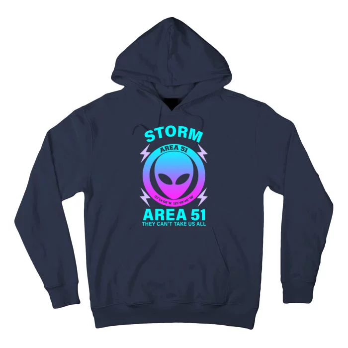 Storm Area 51 They Can't Stop Us All Tall Hoodie