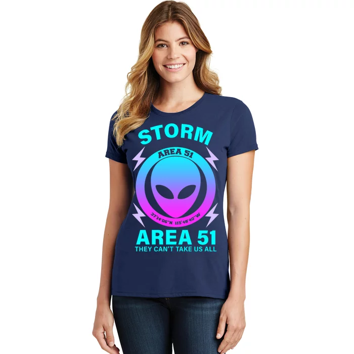 Storm Area 51 They Can't Stop Us All Women's T-Shirt