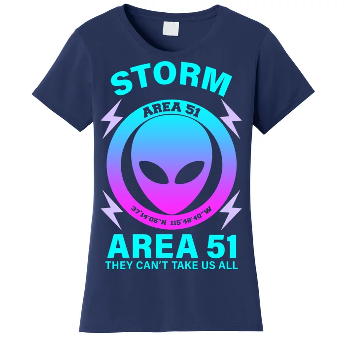 Storm Area 51 They Can't Stop Us All Women's T-Shirt