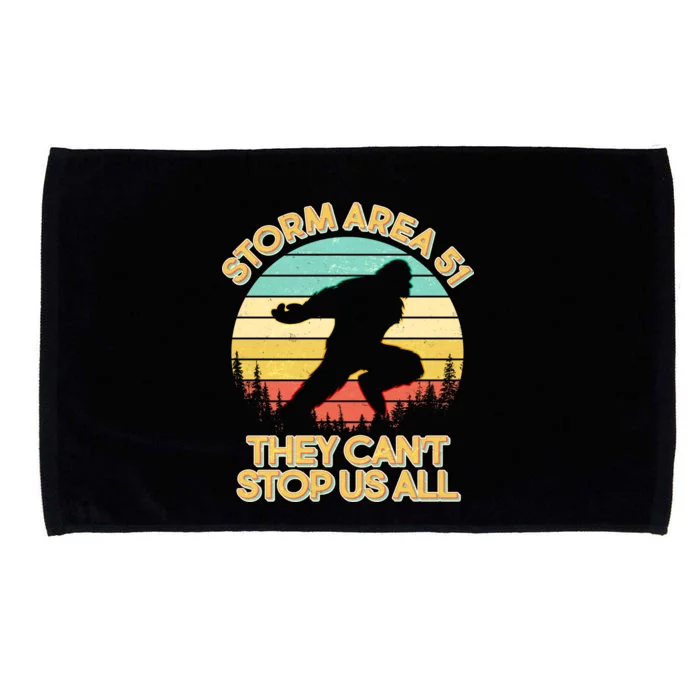 Storm Area 51 They Can't Stop Us All Bigfoot Microfiber Hand Towel