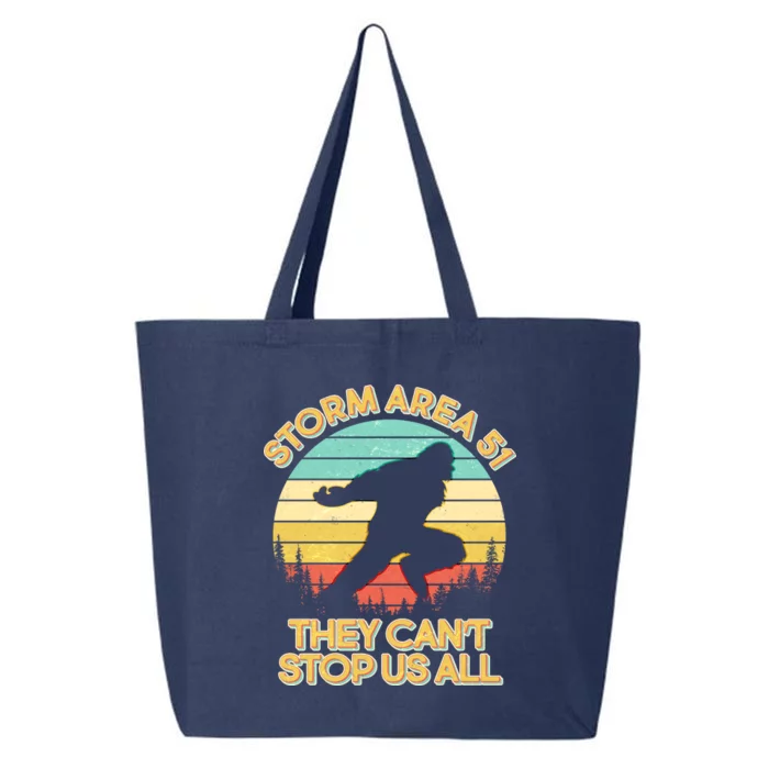 Storm Area 51 They Can't Stop Us All Bigfoot 25L Jumbo Tote