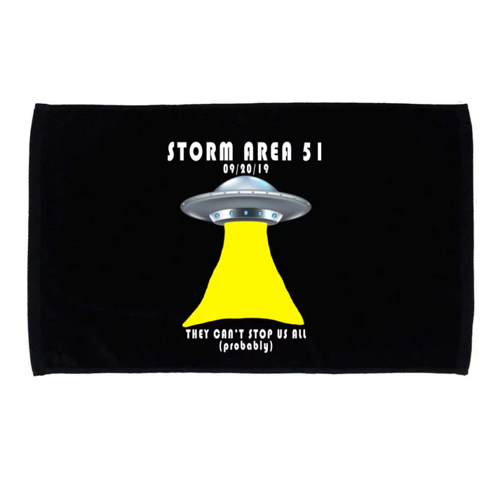 Storm Area 51 They Can't Stop Us Probably Microfiber Hand Towel