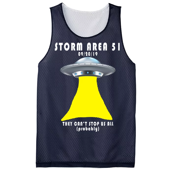 Storm Area 51 They Can't Stop Us Probably Mesh Reversible Basketball Jersey Tank