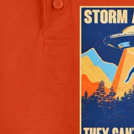 Storm Area 51 Travel Poster They Can't Stop Us Dry Zone Grid Performance Polo