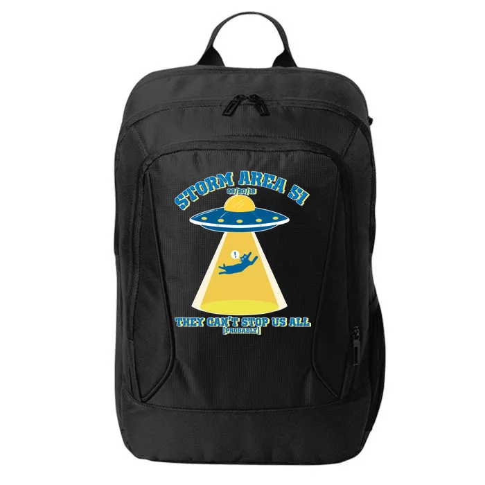 Storm Area 51 UFO Cat They Can't Stop Us All City Backpack