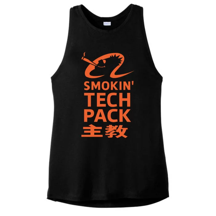 Smokin Tech Packs Ladies Tri-Blend Wicking Tank