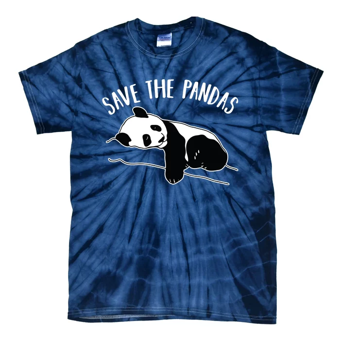 Save The Pandas Gift Tie-Dye T-Shirt