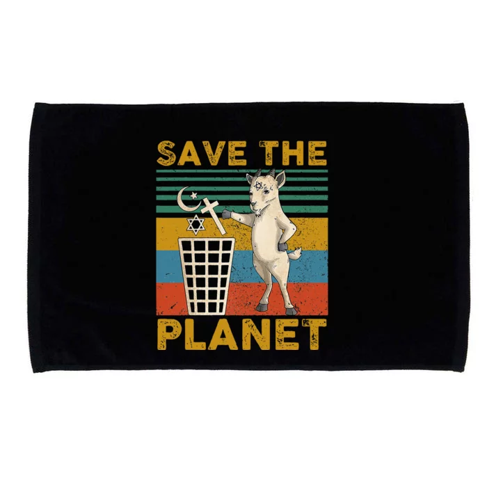 Save The Planet Microfiber Hand Towel