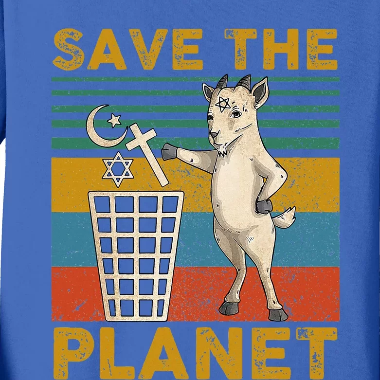 Save The Planet Kids Long Sleeve Shirt