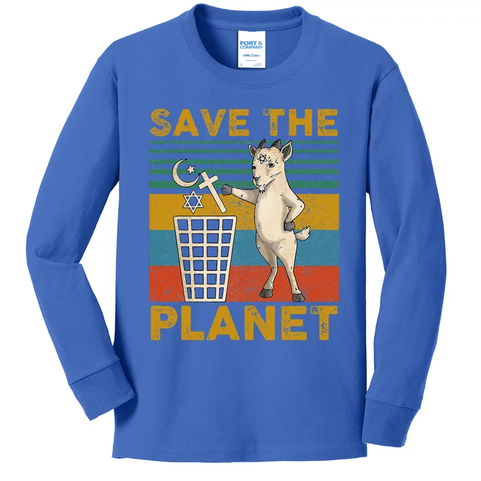 Save The Planet Kids Long Sleeve Shirt