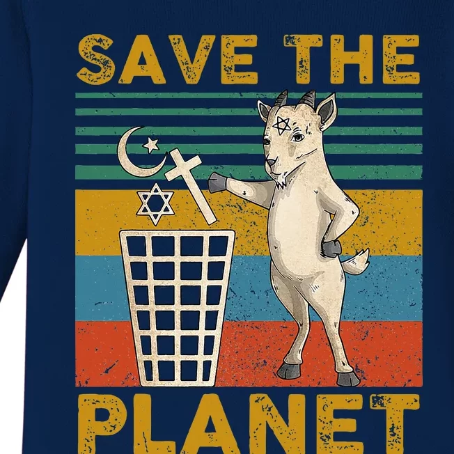 Save The Planet Baby Long Sleeve Bodysuit