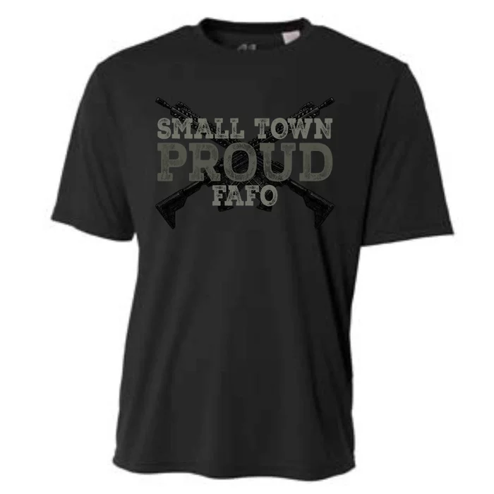 Small Town Proud FAFO Vintage Cooling Performance Crew T-Shirt