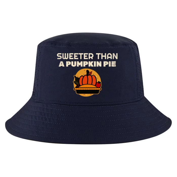 Sweeter Than Pumpkin Pie Thanksgiving Gift Cool Comfort Performance Bucket Hat