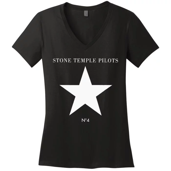 S.T.O.N.E Temple Pilots Women's V-Neck T-Shirt