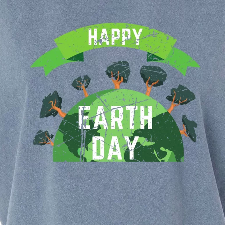 Save The Planet Happy Earth Day Nature Awareness Love Trees Gift Garment-Dyed Women's Muscle Tee