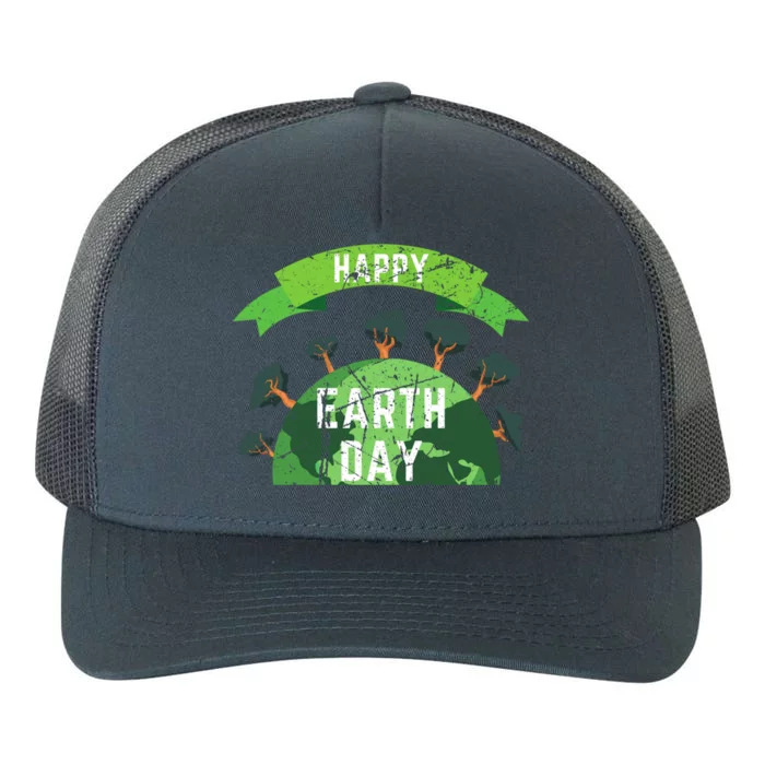 Save The Planet Happy Earth Day Nature Awareness Love Trees Gift Yupoong Adult 5-Panel Trucker Hat