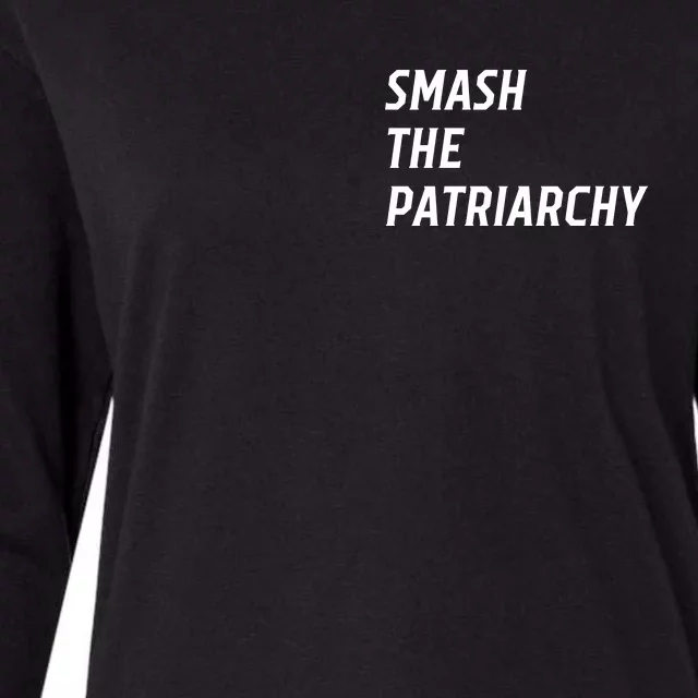 Smash The Patriarchy Womens Cotton Relaxed Long Sleeve T-Shirt