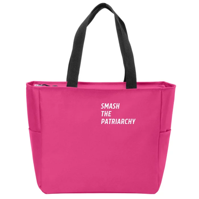 Smash The Patriarchy Zip Tote Bag