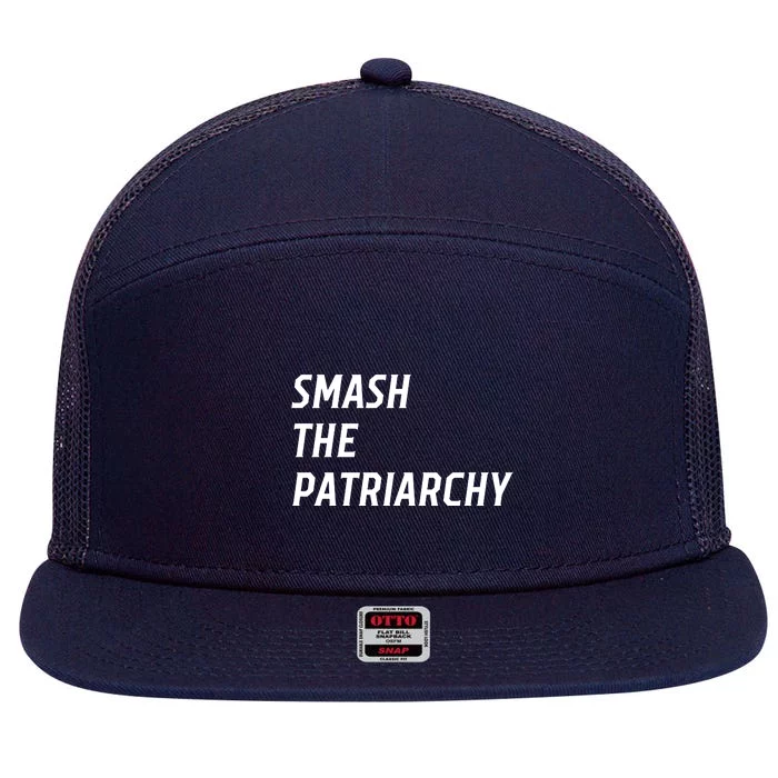 Smash The Patriarchy 7 Panel Mesh Trucker Snapback Hat