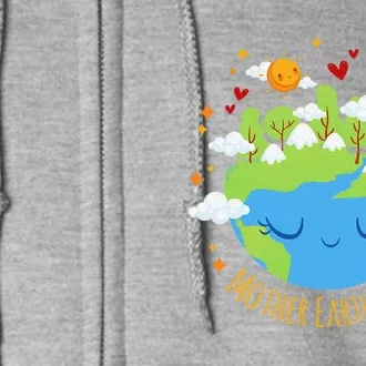 Save The Planet World Mother Earth Day Full Zip Hoodie