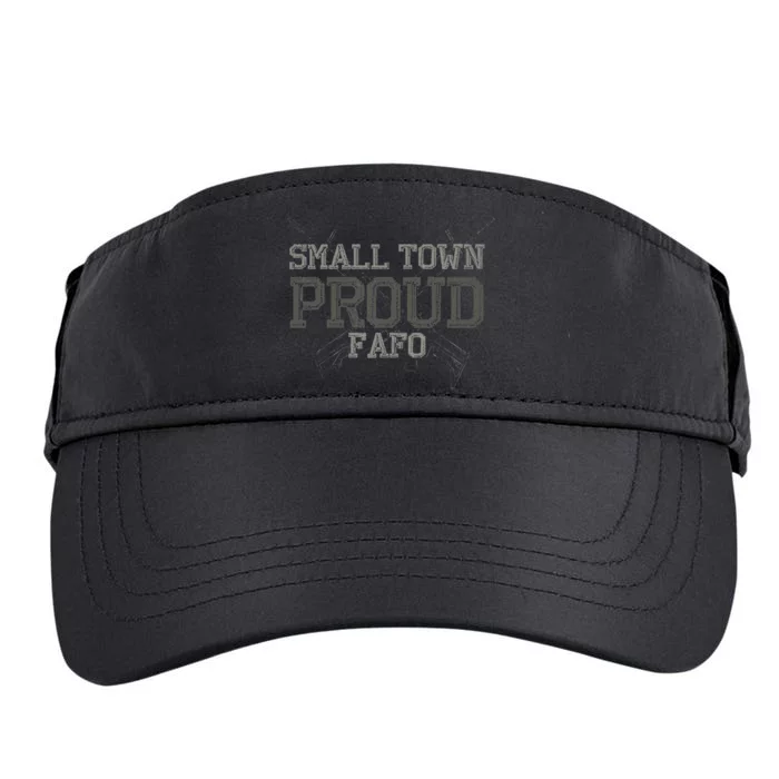 Small Town Proud Adult Drive Performance Visor