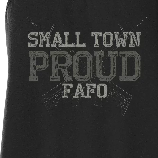 Small Town Proud Women's Racerback Tank