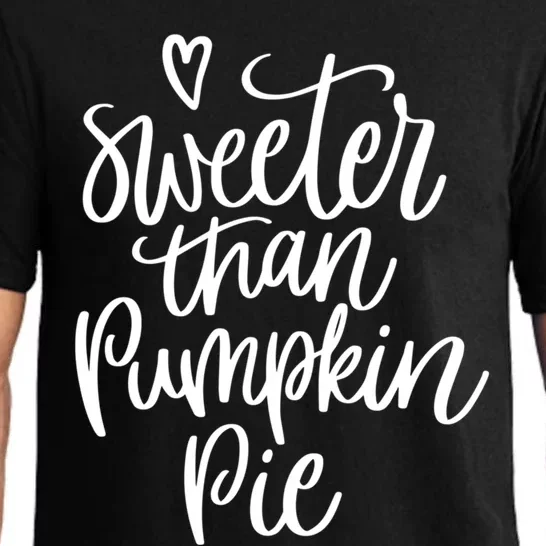 Sweeter Than Pumpkin Pie Thanksgiving Family Gift Pajama Set