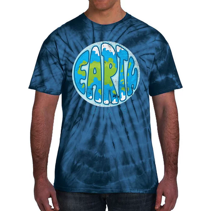 Save The Planet Earth Day Love Nature Awareness Pocket Tie-Dye T-Shirt