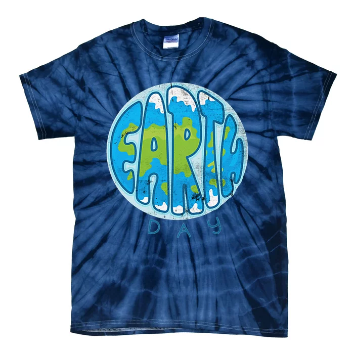 Save The Planet Earth Day Love Nature Awareness Pocket Tie-Dye T-Shirt