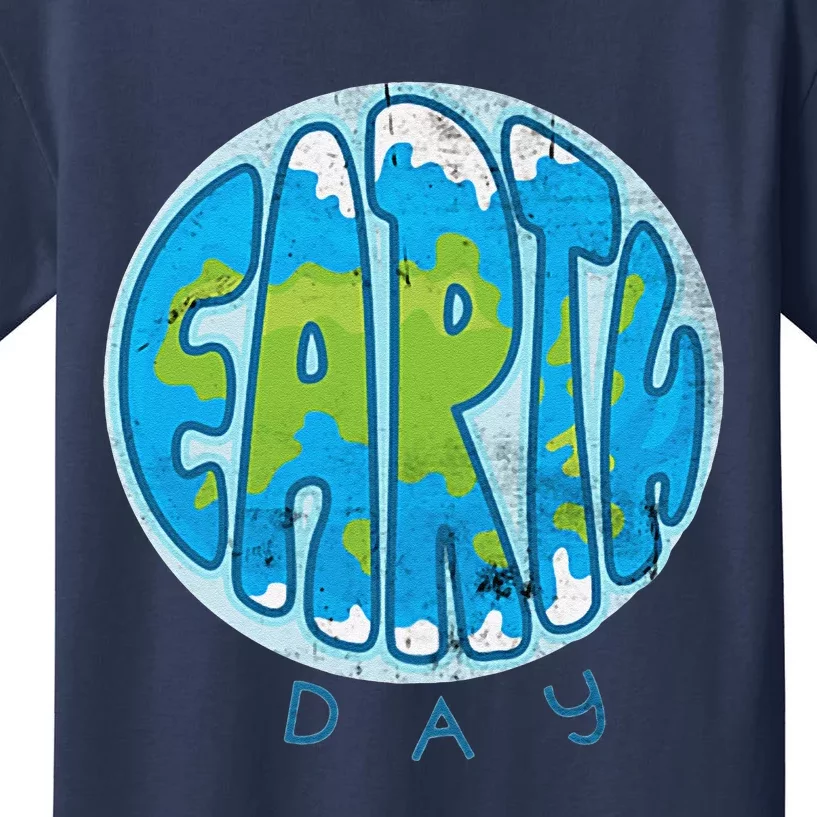 Save The Planet Earth Day Love Nature Awareness Pocket Kids T-Shirt