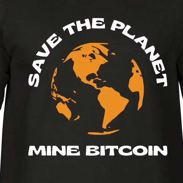 Save The Planet Mine Bitcoin Comfort Colors T-Shirt