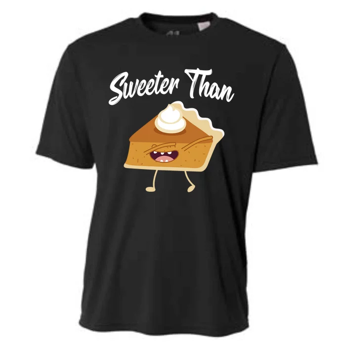 Sweeter Than Pumpkin Pie Thanksgiving Turkey Holiday Gift Cooling Performance Crew T-Shirt