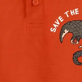 Save The Pangolins Gift Wildlife Conservation Gift Dry Zone Grid Performance Polo