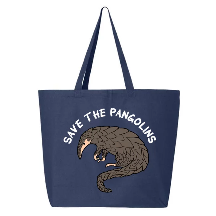 Save The Pangolins Gift Wildlife Conservation Gift 25L Jumbo Tote