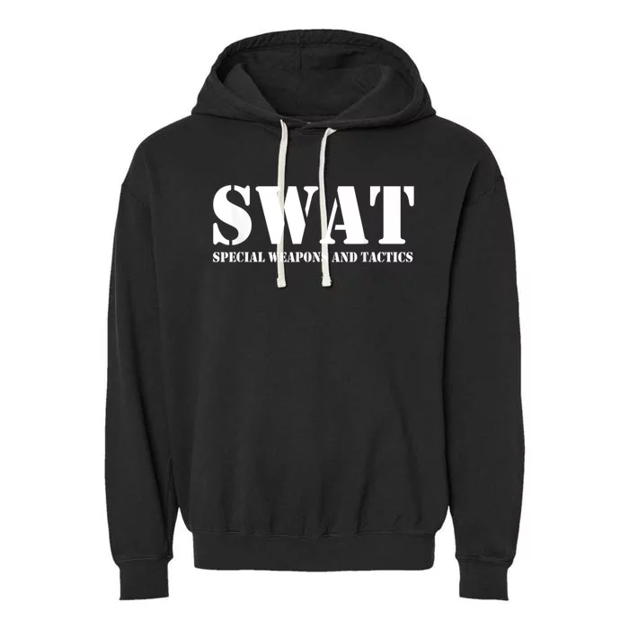 SWAT Team Police SWAT Team Garment-Dyed Fleece Hoodie