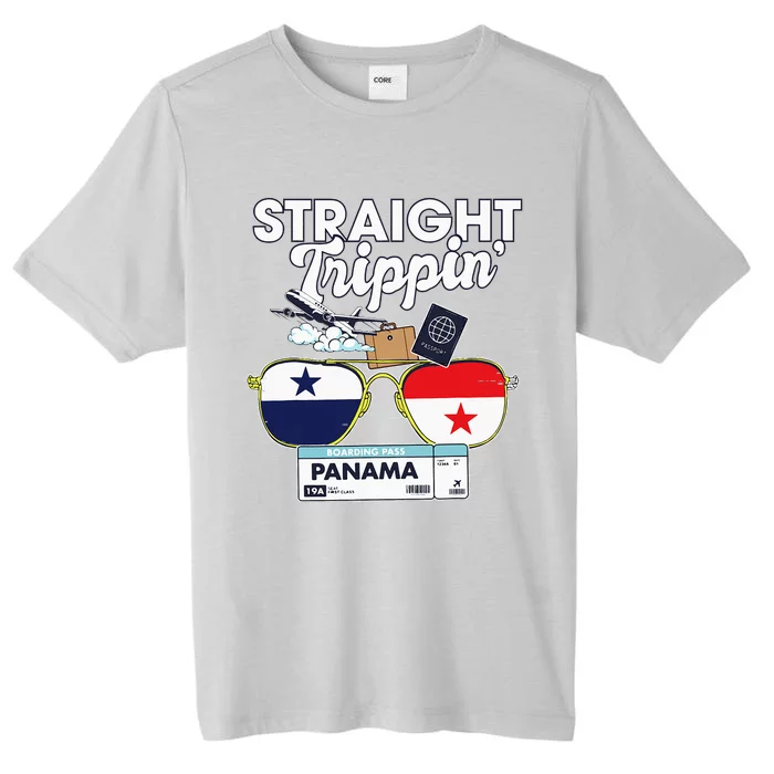 Straight Trippin Panama Vacation Travel Trip Matching ChromaSoft Performance T-Shirt