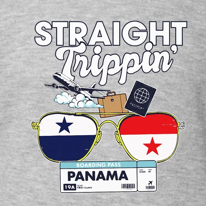 Straight Trippin Panama Vacation Travel Trip Matching Toddler Sweatshirt