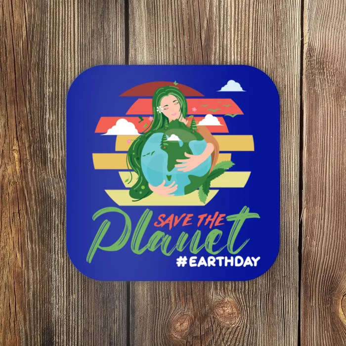 Save The Planet Earth Day Love Gift Coaster