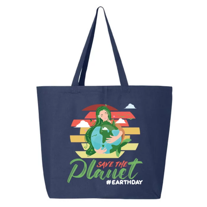 Save The Planet Earth Day Love Gift 25L Jumbo Tote