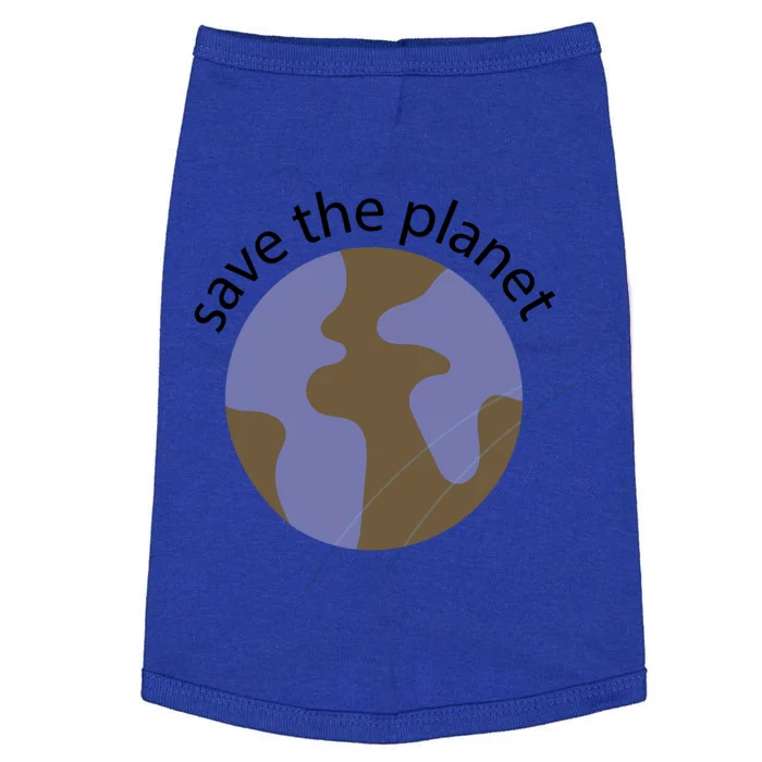 Save The Planet Great Gift Doggie Tank