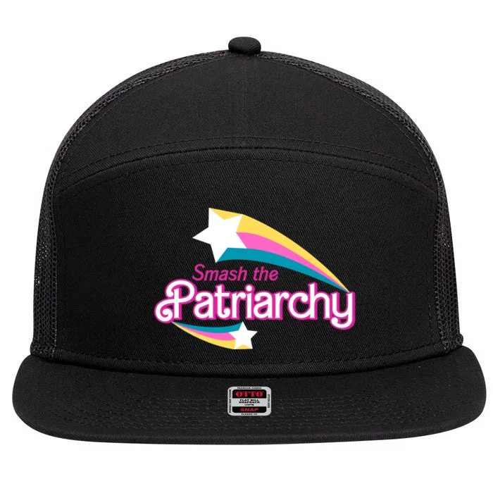 Smash The Patriarchy Feminism 7 Panel Mesh Trucker Snapback Hat