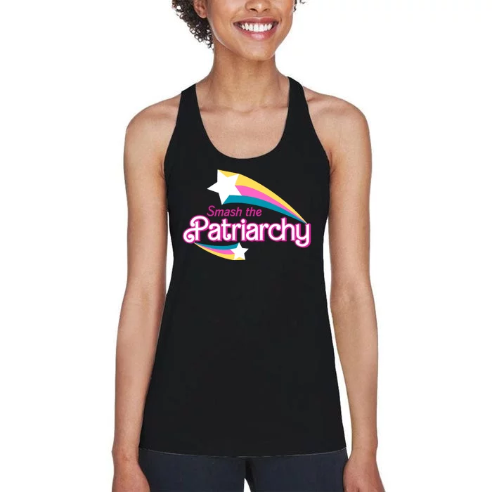 Smash The Patriarchy Feminism Women's Racerback Tank