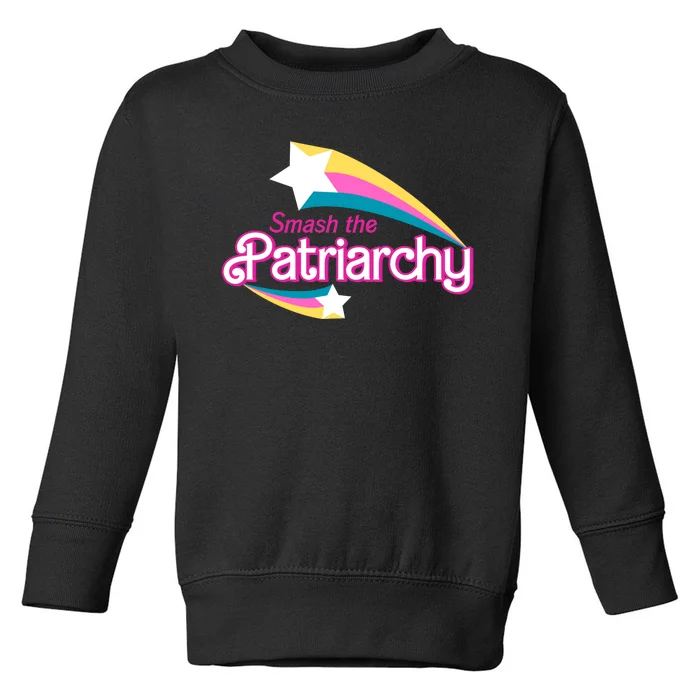 Smash The Patriarchy Feminism Toddler Sweatshirt