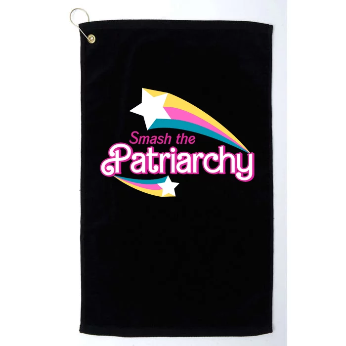 Smash The Patriarchy Feminism Platinum Collection Golf Towel