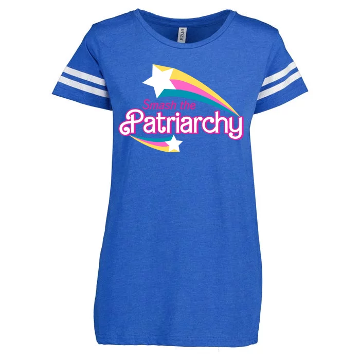 Smash The Patriarchy Feminism Enza Ladies Jersey Football T-Shirt